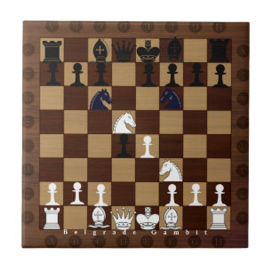 Chessboard Opening Belgrade  Gambit  Tile