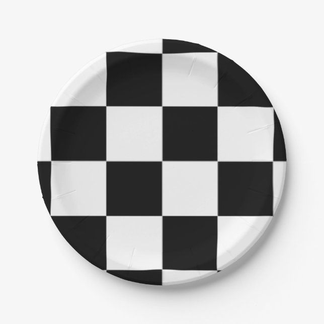chessboard paper plate (Front)