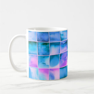 chessboard sample watercolor coffee mug