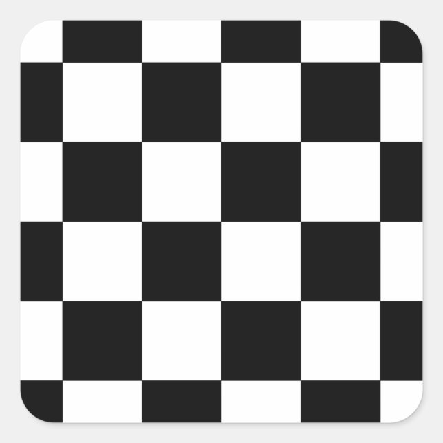 Chessboard Square Sticker (Front)