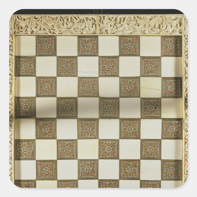 Chessboard Square Sticker (Front)