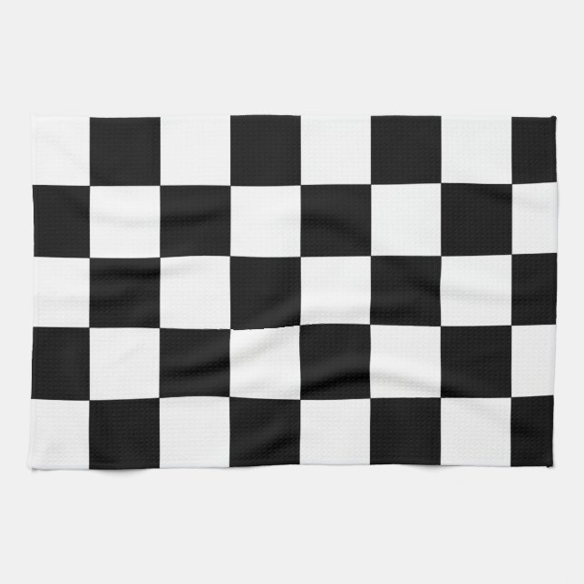 Chessboard Tea Towel (Horizontal)