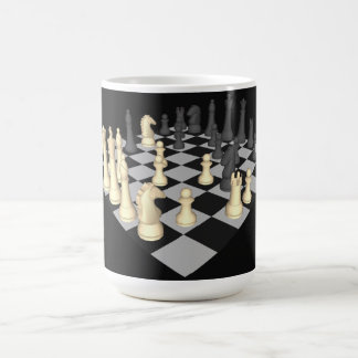 Chessboard with Chess Pieces - Custom Mug