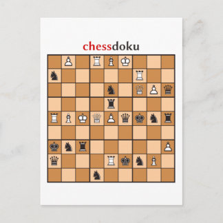 chessdoku postcard