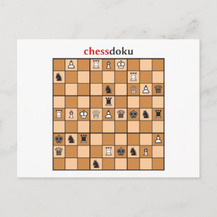 chessdoku postcard