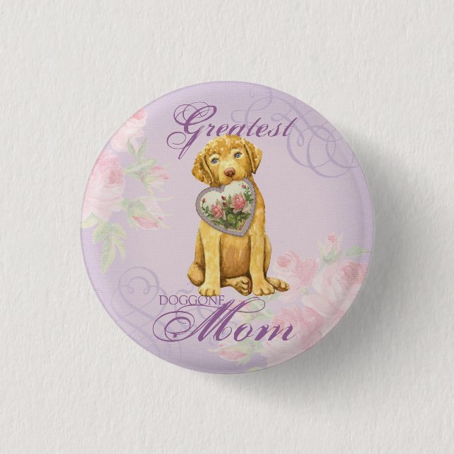 Chessie Heart Mum 3 Cm Round Badge (Front)