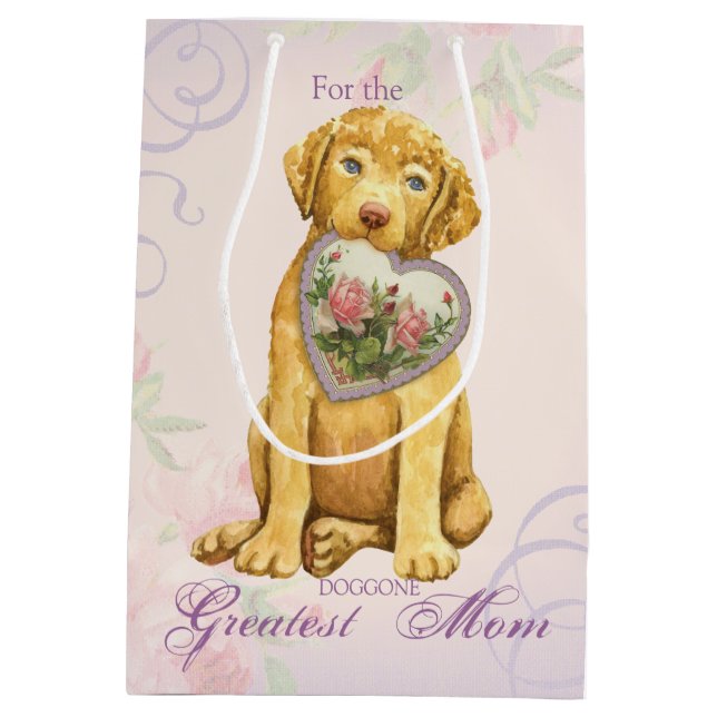 Chessie Heart Mum Medium Gift Bag (Back)