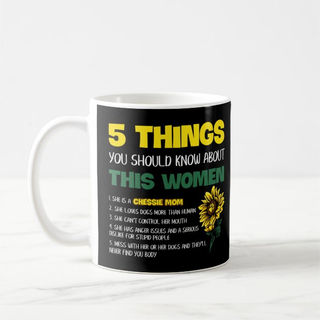 Chessie Mum Chesapeake Bay Retriever Mama Dog  Wom Coffee Mug (Left)