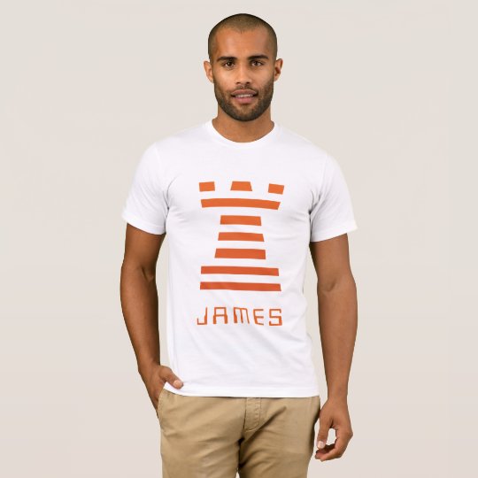 ChessME! White Inverse Add Name T-Shirt
