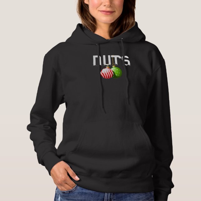 Chest Nuts  Chestnuts  Christmas Couples Nuts Hoodie (Front)