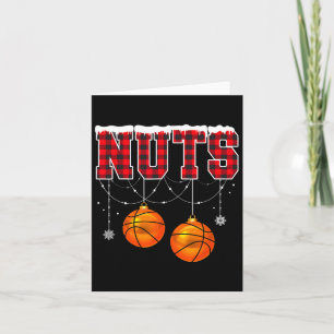 Chest Nuts Christmas Bysketbyll Matching Couples C Card