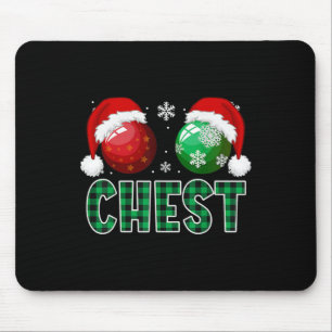 Chest Nuts Christmas Fun Matching Couple Chestnuts Mouse Mat