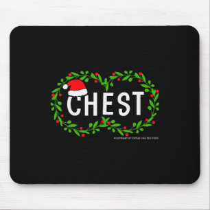 Chest Nuts Christmas Fun Matching Couple Chestnuts Mouse Mat
