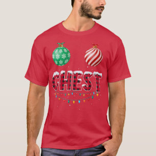 Chest Nuts Christmas  Funny Matching Couple Chestn T-Shirt