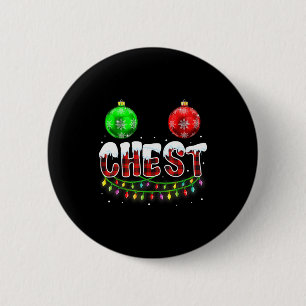 Chest Nuts Christmas Funny Matching Couple Chestnu 6 Cm Round Badge
