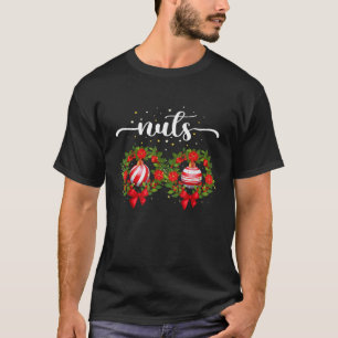 Chest Nuts Christmas Funny Matching Couple Chestnu T-Shirt