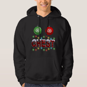 Chest Nuts Christmas Lights Xmas Matching Couple C Hoodie
