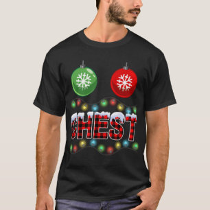 Chest Nuts Christmas Lights Xmas Matching Couple C T-Shirt