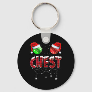 Chest Nuts Christmas Matching Couple Chestnuts 1  Key Ring