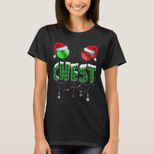 Chest Nuts Christmas Matching Couple Chestnuts 2  T-Shirt