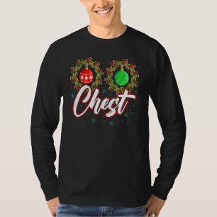 Chest Nuts Christmas Matching Couple Chestnuts 2 T-Shirt