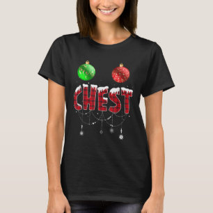 Chest Nuts Christmas Matching Couple Chestnuts 4 T-Shirt