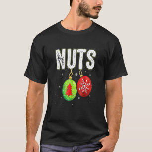 Chest Nuts Christmas Matching Couple Chestnuts 4 T-Shirt