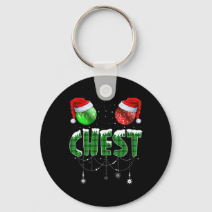 Chest Nuts Christmas Matching Couple Chestnuts Key Ring