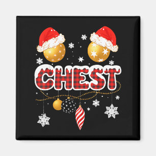 Chest Nuts Christmas Matching Couple Chestnuts  Magnet