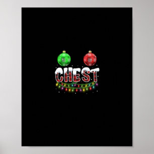 chest nuts christmas matching couple chestnuts s poster