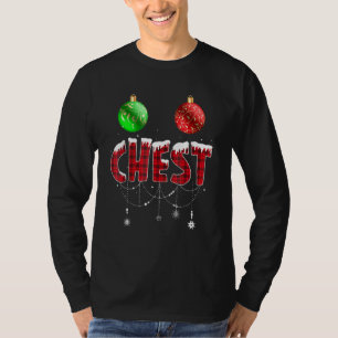 Chest Nuts Christmas Matching Couple Chestnuts T-Shirt