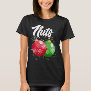Chest Nuts Christmas Matching Couple Chestnuts T-Shirt