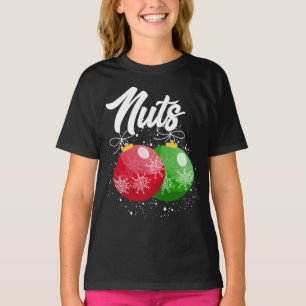 Chest Nuts Christmas Matching Couple Chestnuts T-Shirt