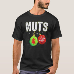Chest Nuts Christmas Matching Couple Chestnuts T-Shirt