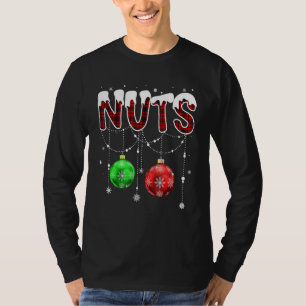 Chest Nuts Christmas Matching Couple Chestnuts T-Shirt
