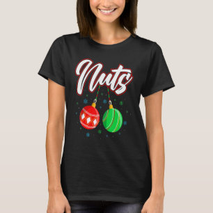 Chest Nuts Christmas Matching Couple Chestnuts T-Shirt