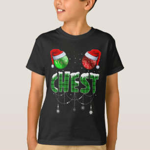 Chest Nuts Christmas Matching Couple Chestnuts T-Shirt