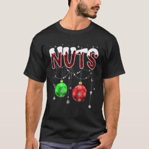 Chest Nuts Christmas Matching Couple Chestnuts T-Shirt
