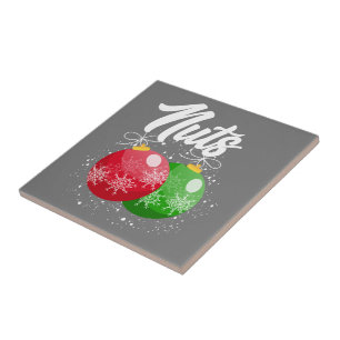 Chest Nuts Christmas Matching Couple Chestnuts Tile