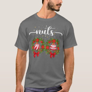 Chest Nuts Christmas T  Funny Matching Couple Ches T-Shirt