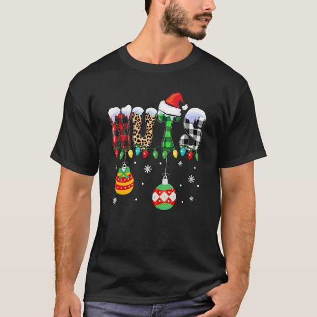 Chest Nuts Couples Christmas Chestnuts Adult Match T-Shirt (Front)