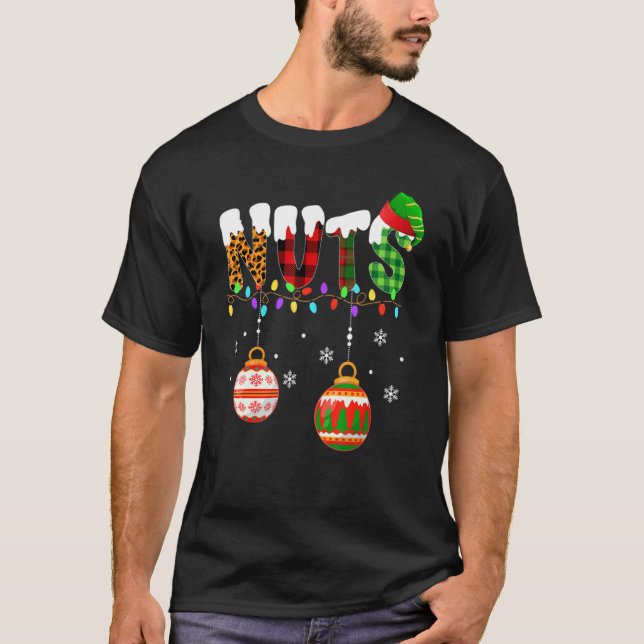 Chest Nuts Couples Christmas Chestnuts Adult Match T-Shirt (Front)