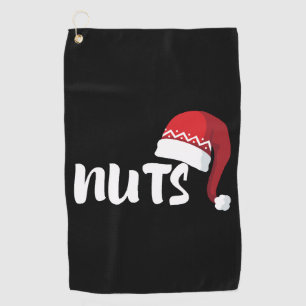 Chest Nuts Couples Christmas Couple Christmas Coup Golf Towel