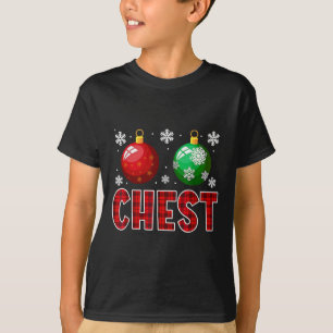 Chest Nuts Fun Matching Chestnuts Christmas Couple T-Shirt