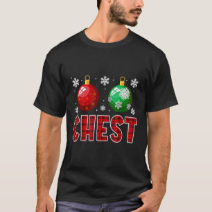Chest Nuts Fun Matching Chestnuts Christmas Couple T-Shirt