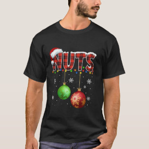 Chest Nuts Funny Matching Chestnuts Christmas Coup T-Shirt