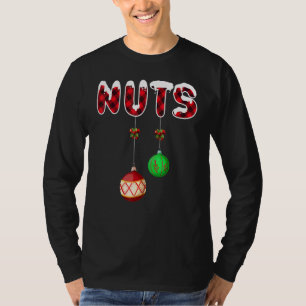 Chest Nuts Funny Matching Chestnuts Christmas Coup T-Shirt