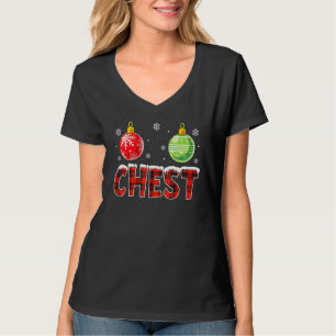 Chest Nuts Matching Chestnuts Christmas Couples C T-Shirt
