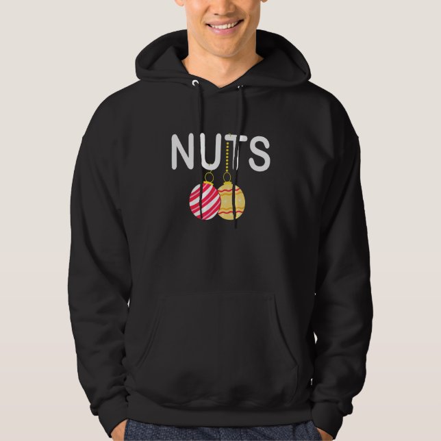 Chest Nuts Matching Chestnuts Christmas Couples Ma Hoodie (Front)