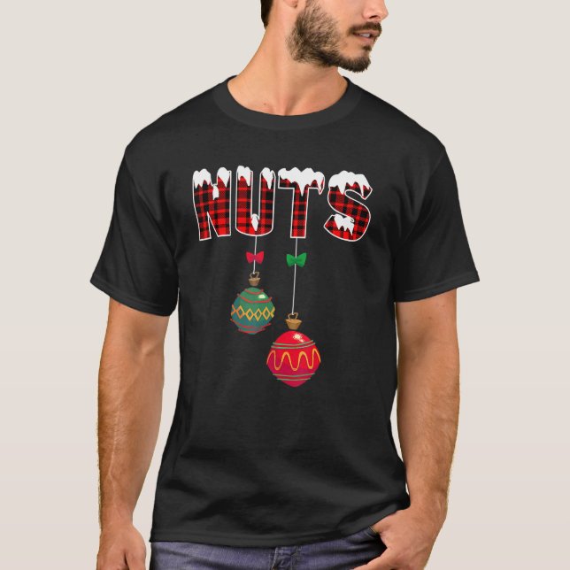 Chest Nuts  Matching Chestnuts Christmas Couples N T-Shirt (Front)